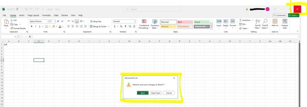 Close MS Excel application | ExcelOvernight.com | Spreadsheet templates